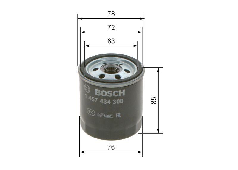 Filtre à carburant BOSCH 1 457 434 300