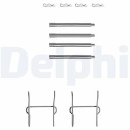 Kit d'accessoires, plaquette de frein à disque DELPHI LX0154