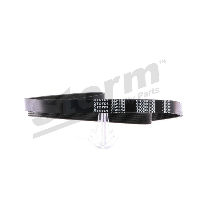 Courroie trapézoïdale à nervures STORM QUALITY PARTS STO6PK1400