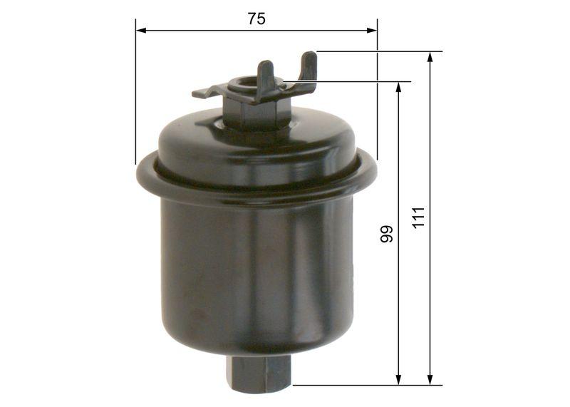 Filtre à carburant BOSCH 0 450 905 916