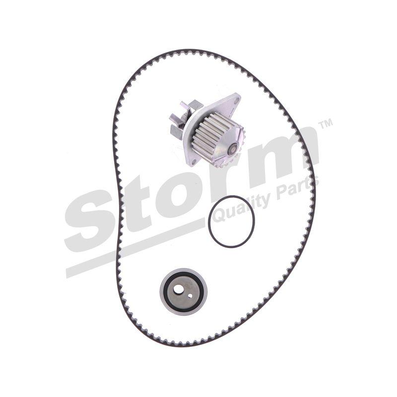 Pompe à eau + kit de courroie crantée STORM QUALITY PARTS 5550107KP