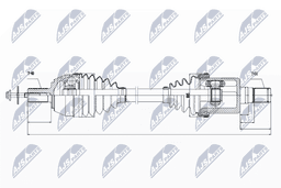Arbre de transmission NTY NPW-VV-023