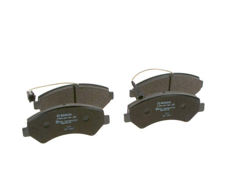 Kit de plaquettes de frein, frein à disque BOSCH 0 986 494 799