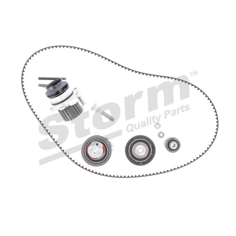 Pompe à eau + kit de courroie crantée STORM QUALITY PARTS 5550732KP