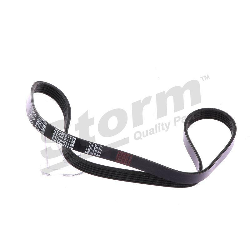 Courroie trapézoïdale à nervures STORM QUALITY PARTS STO5PK1148