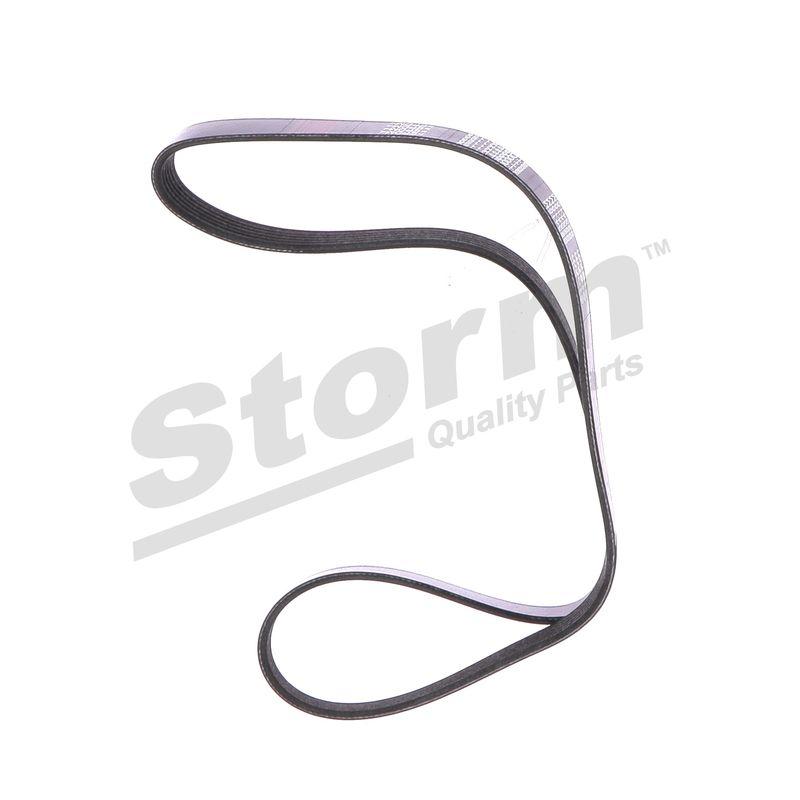 Courroie trapézoïdale à nervures STORM QUALITY PARTS STO6PK1125