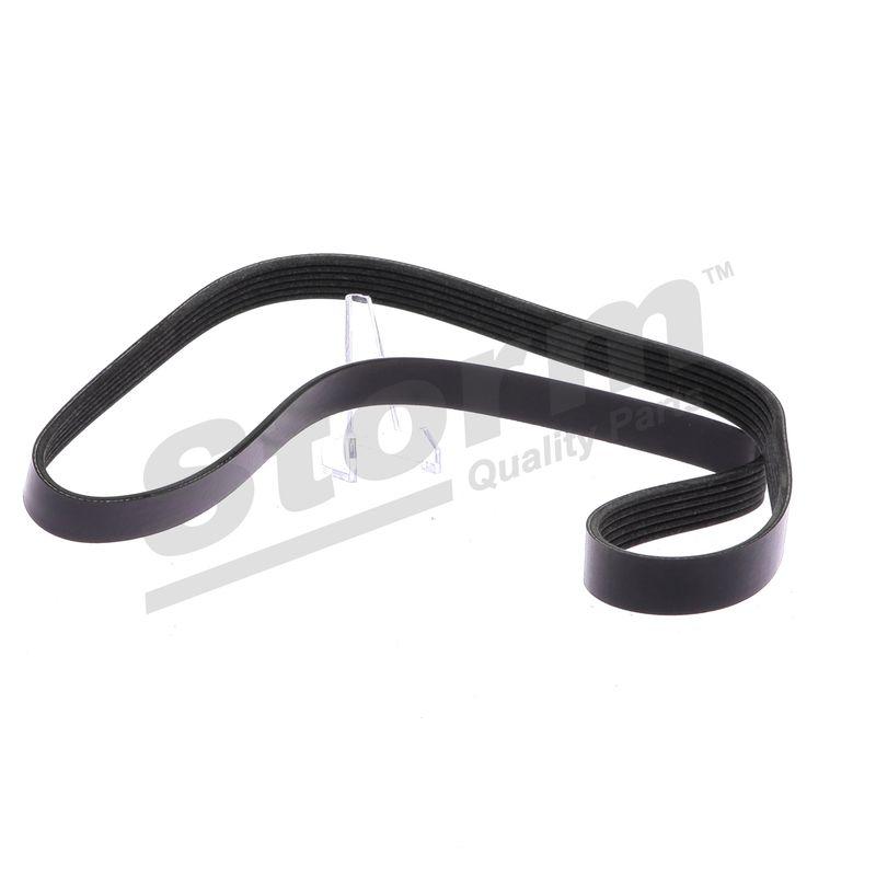 Courroie trapézoïdale à nervures STORM QUALITY PARTS STO6PK1125