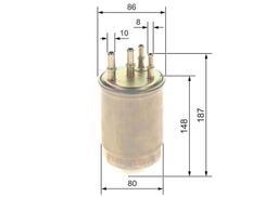 Filtre à carburant BOSCH F026402244