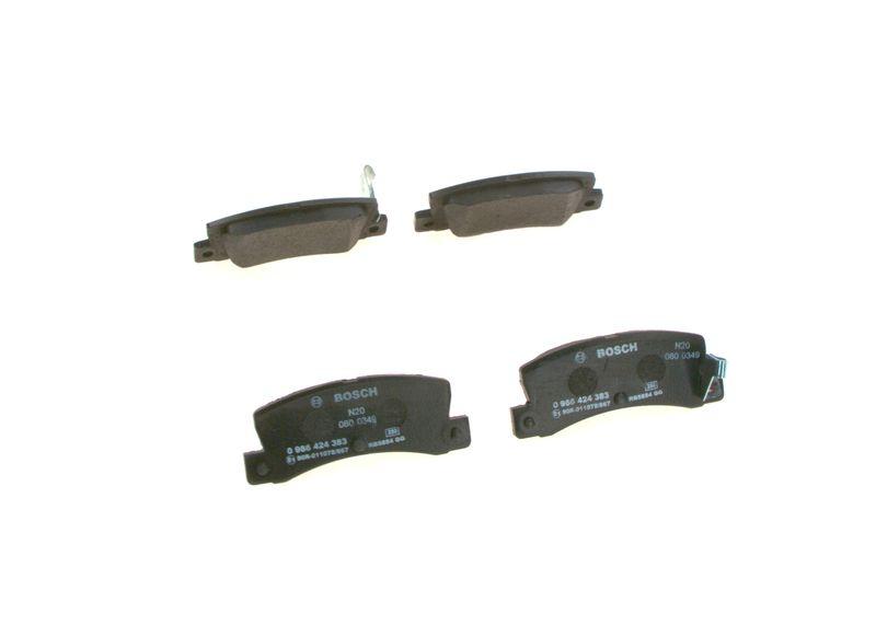 Kit de plaquettes de frein, frein à disque BOSCH 0 986 424 383