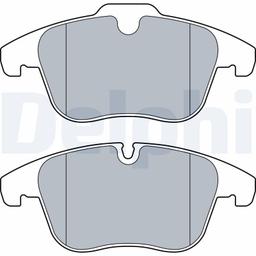 Kit de plaquettes de frein, frein à disque DELPHI LP3526