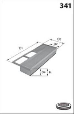 Filtre à air MECAFILTER ELP9141
