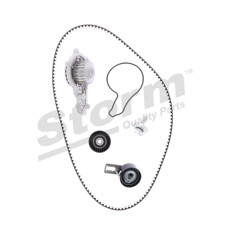Pompe à eau + kit de courroie crantée STORM QUALITY PARTS 904546KP