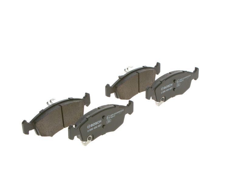 Kit de plaquettes de frein, frein à disque BOSCH 0 986 494 687