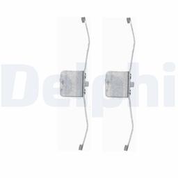 Kit d'accessoires, plaquette de frein à disque DELPHI LX0395