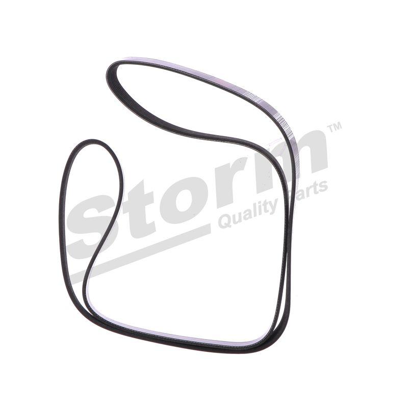 Courroie trapézoïdale à nervures STORM QUALITY PARTS STO6PK1750