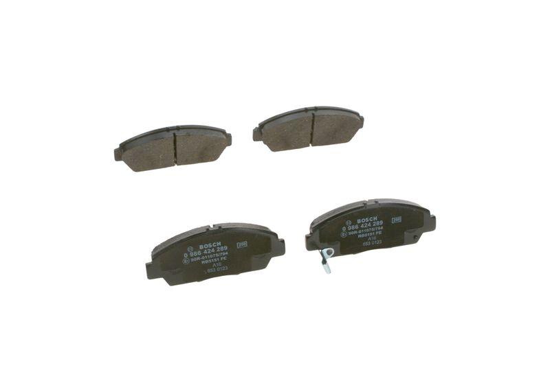 Kit de plaquettes de frein, frein à disque BOSCH 0 986 424 289