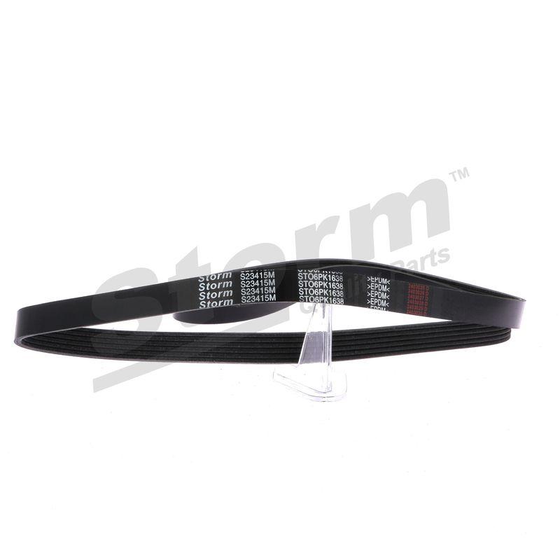 Courroie trapézoïdale à nervures STORM QUALITY PARTS STO6PK1638