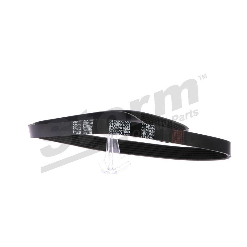 Courroie trapézoïdale à nervures STORM QUALITY PARTS STO6PK1663