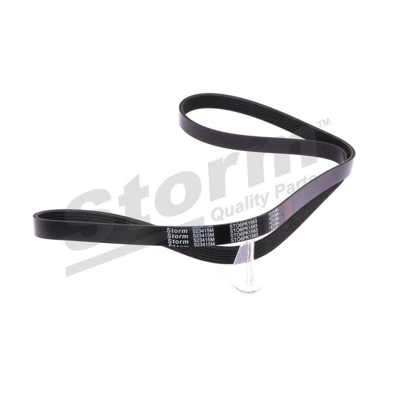 Courroie trapézoïdale à nervures STORM QUALITY PARTS STO6PK1563