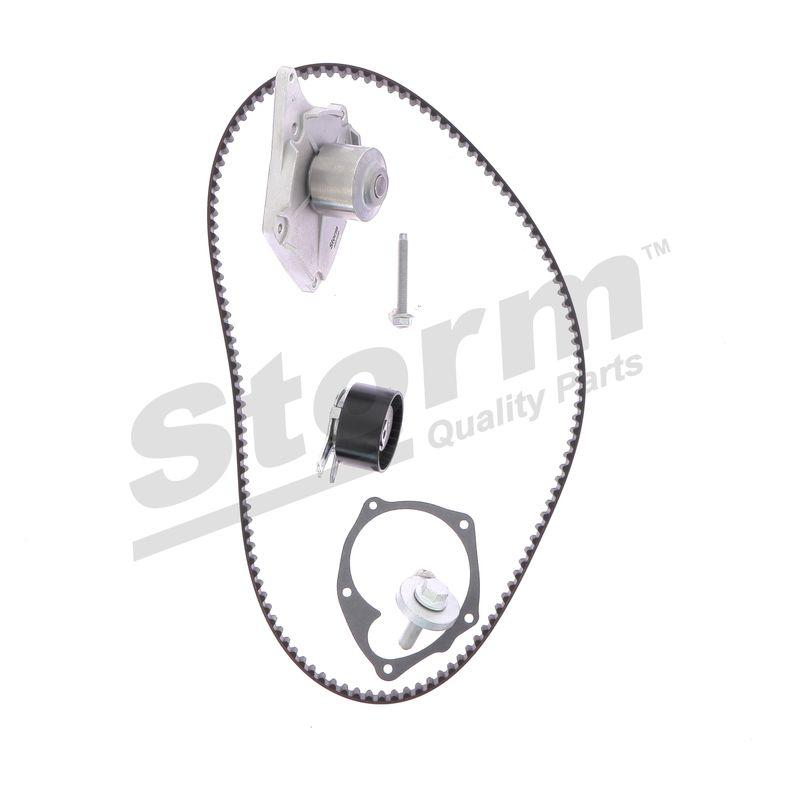 Pompe à eau + kit de courroie crantée STORM QUALITY PARTS 5550578KP