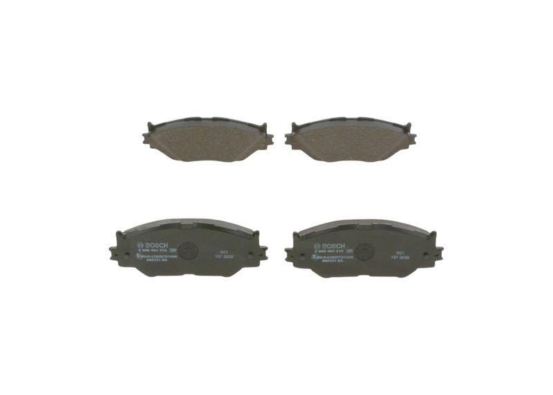 Kit de plaquettes de frein, frein à disque BOSCH 0 986 494 316