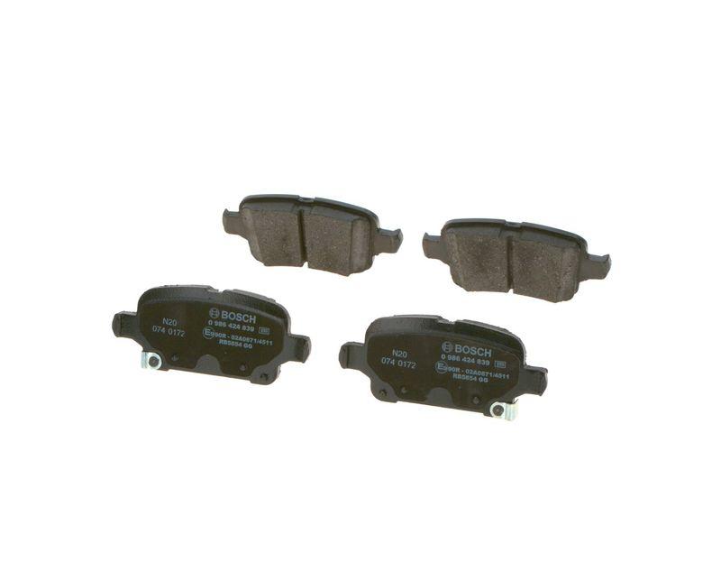 Kit de plaquettes de frein, frein à disque BOSCH 0 986 424 839