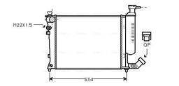 Radiateur, refroidissement du moteur AVA QUALITY COOLING CNA2059