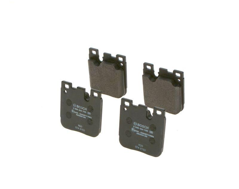 Kit de plaquettes de frein, frein à disque BOSCH 0 986 424 755