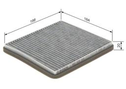 Filtre, air de l'habitacle BOSCH 1 987 435 565