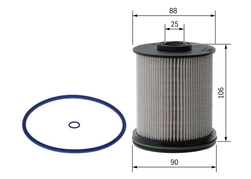 Filtre à carburant BOSCH F 026 402 795