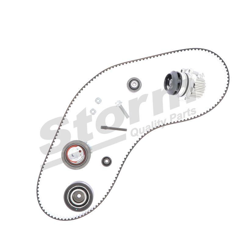 Pompe à eau + kit de courroie crantée STORM QUALITY PARTS 5550791KP