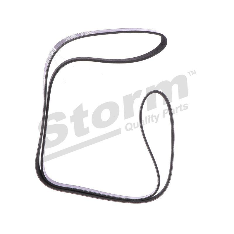 Courroie trapézoïdale à nervures STORM QUALITY PARTS STO6PK1775