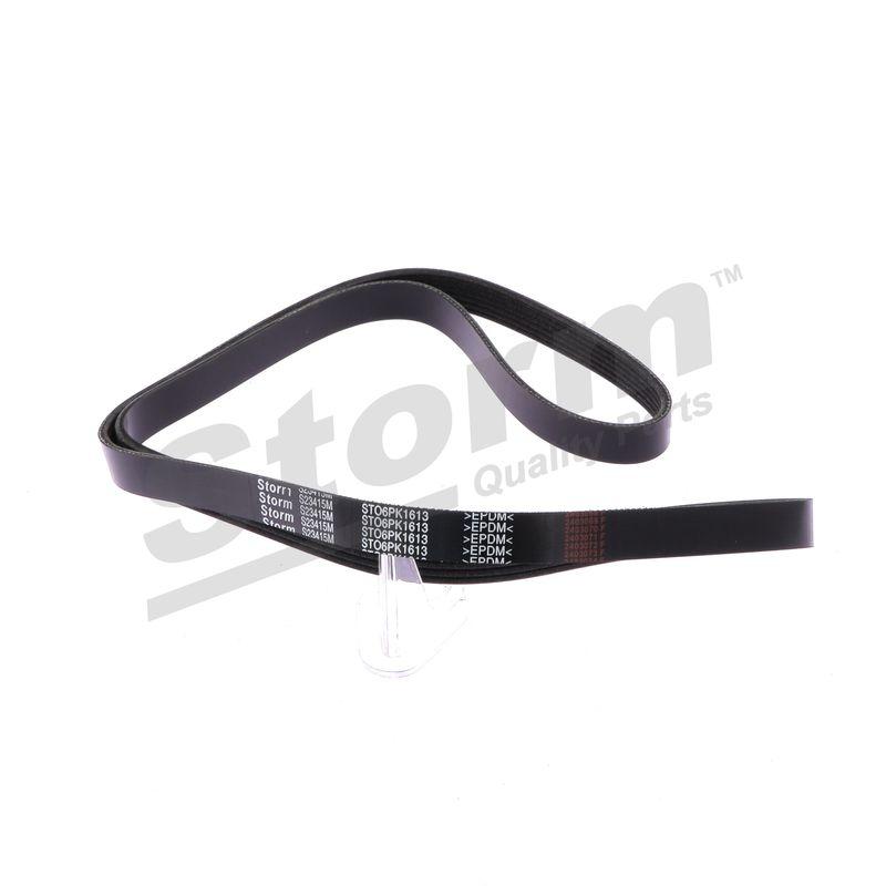 Courroie trapézoïdale à nervures STORM QUALITY PARTS STO6PK1613