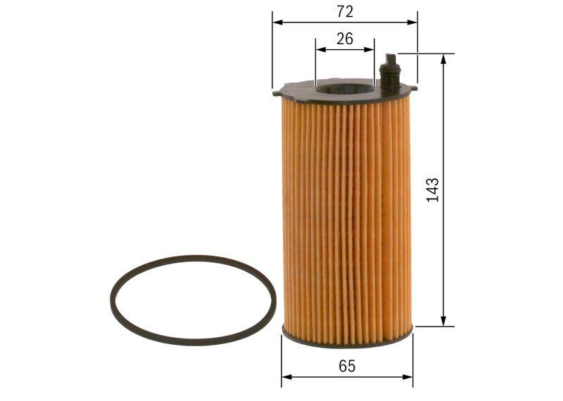 Filtre à huile BOSCH F026407207