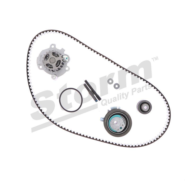 Pompe à eau + kit de courroie crantée STORM QUALITY PARTS 5550584KP