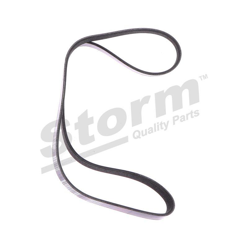 Courroie trapézoïdale à nervures STORM QUALITY PARTS STO6PK1125