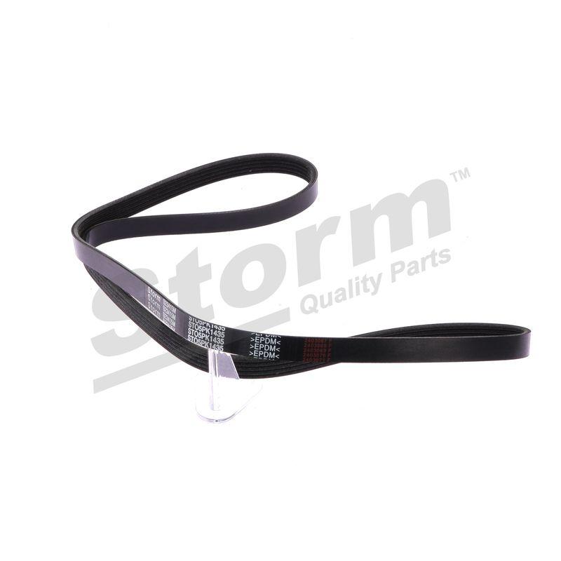 Courroie trapézoïdale à nervures STORM QUALITY PARTS STO5PK1435