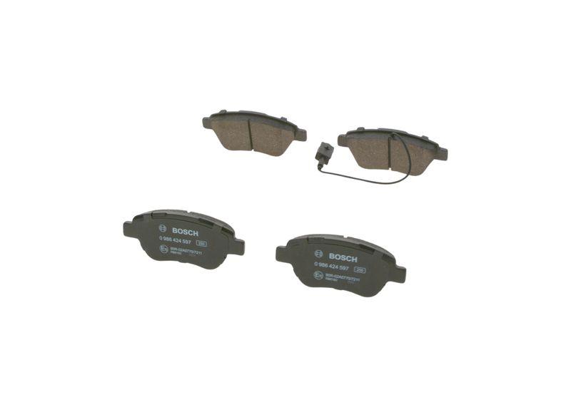 Kit de plaquettes de frein, frein à disque BOSCH 0 986 424 597