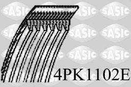 Courroie trapézoïdale à nervures SASIC 4PK1102E
