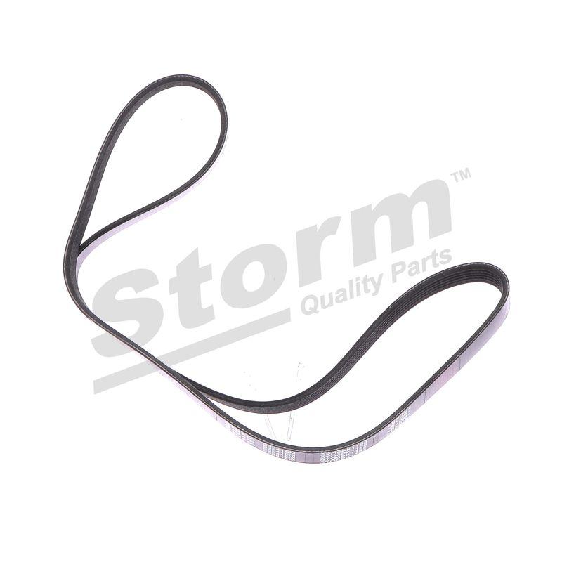 Courroie trapézoïdale à nervures STORM QUALITY PARTS STO6PK1125