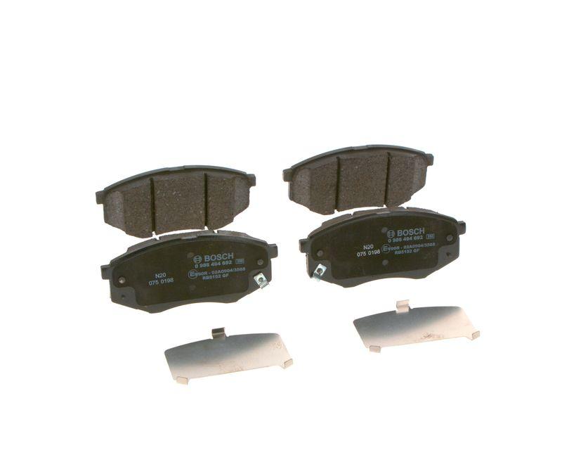 Kit de plaquettes de frein, frein à disque BOSCH 0 986 494 692