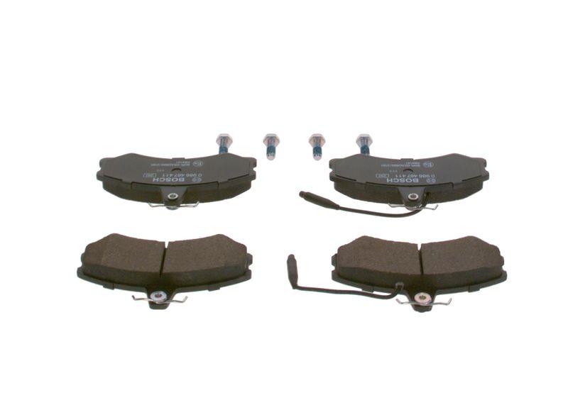 Kit de plaquettes de frein, frein à disque BOSCH 0986467411