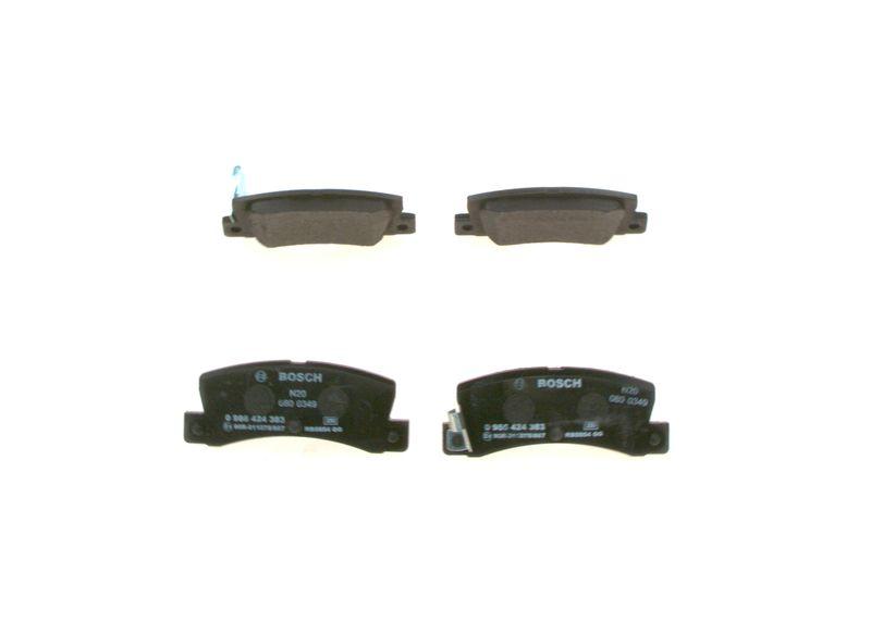 Kit de plaquettes de frein, frein à disque BOSCH 0 986 424 383
