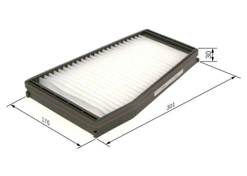 Filtre, air de l'habitacle BOSCH 1 987 435 122