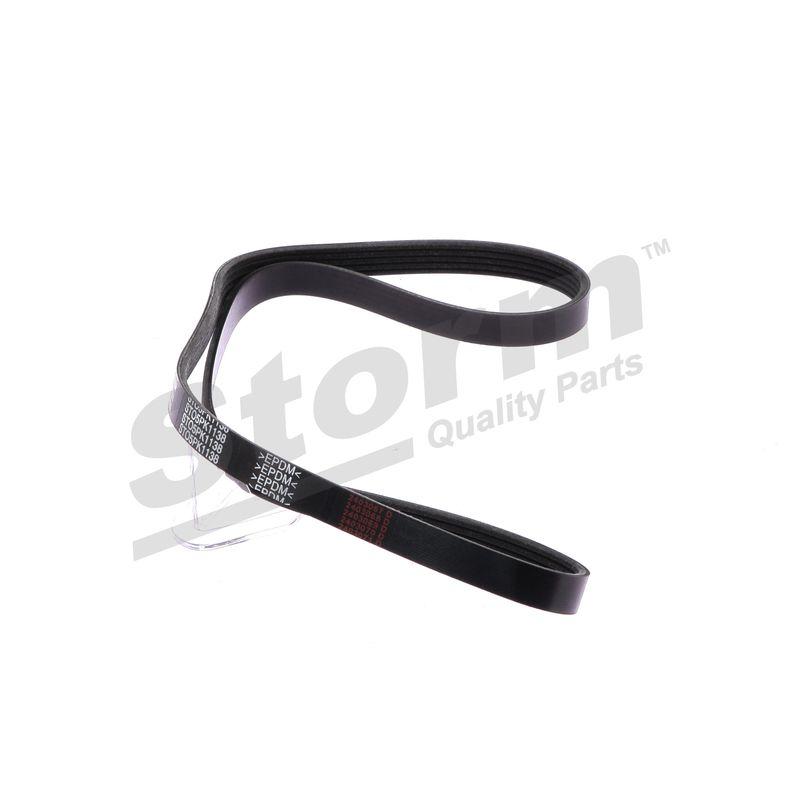 Courroie trapézoïdale à nervures STORM QUALITY PARTS STO5PK1138