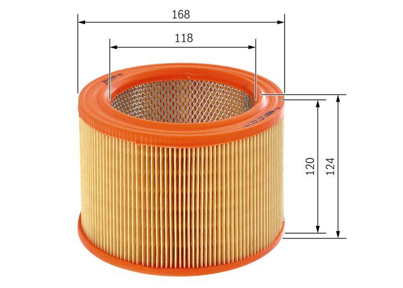 Filtre à air BOSCH 1 457 433 544