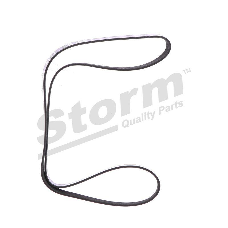 Courroie trapézoïdale à nervures STORM QUALITY PARTS STO6PK1563