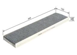 Filtre, air de l'habitacle BOSCH 1987435537