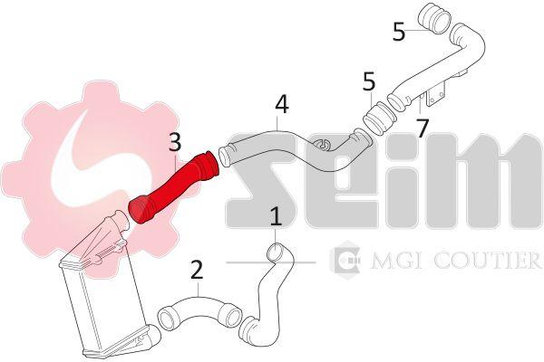 Gaine de suralimentation SEIM 981058