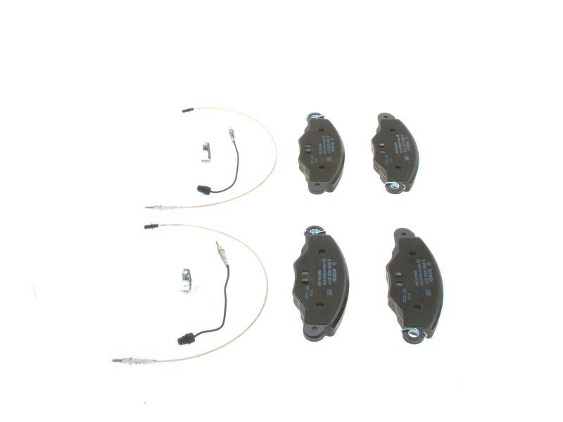 Kit de plaquettes de frein, frein à disque BOSCH 0 986 424 511